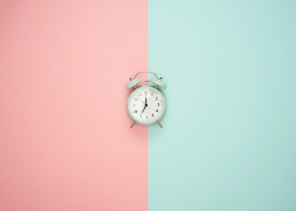Um relógio lembrando o gerenciamento de tempo
